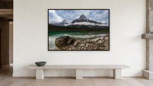 Chephren Mist by Harry Collins, 60 x 40 in, black float frame