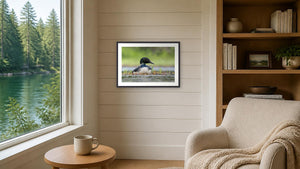 Dressed to Impress by Gen Caron, 30 x 20 in, black paper frame