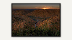 As Day Closes by Jim Neale, black float frame [fin:float:Black]