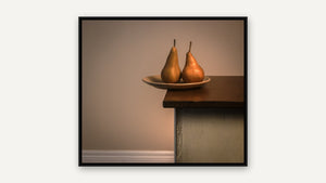Balancing Act by Rick Bogacz, black float frame [fin:float:Black]