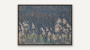 Illuminated by Lisa Robertson, whitewashed wood float frame [fin:float:Whitewashed Wood]