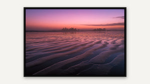 Tofino Sunset by Christy Grinton, black float frame [fin:float:Black]