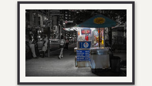 Toronto Nights by Scott Farquharson, black picture frame [fin:paper:Black]