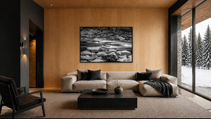 Oxtongue in Motion by Rob Stimpson, 60 x 40 in, black float frame