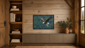 Taking the Prize by Gen Caron, 36 x 24 in, black float frame
