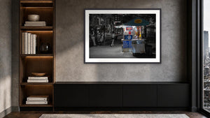 Toronto Nights by Scott Farquharson, 36 x 24 in, black paper frame
