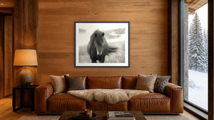 Wayward Wind by Debra Garside, 30 x 24 in, black paper frame